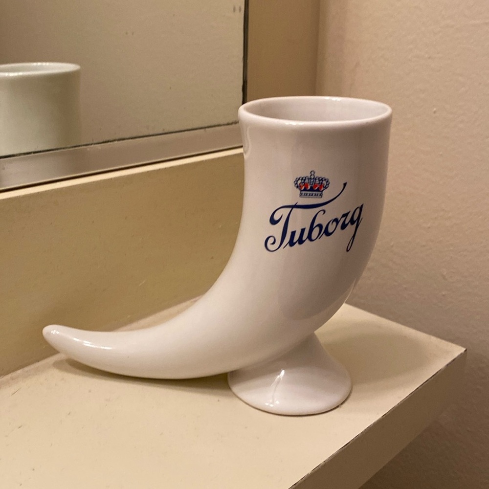 Tuborg vintage horn mug